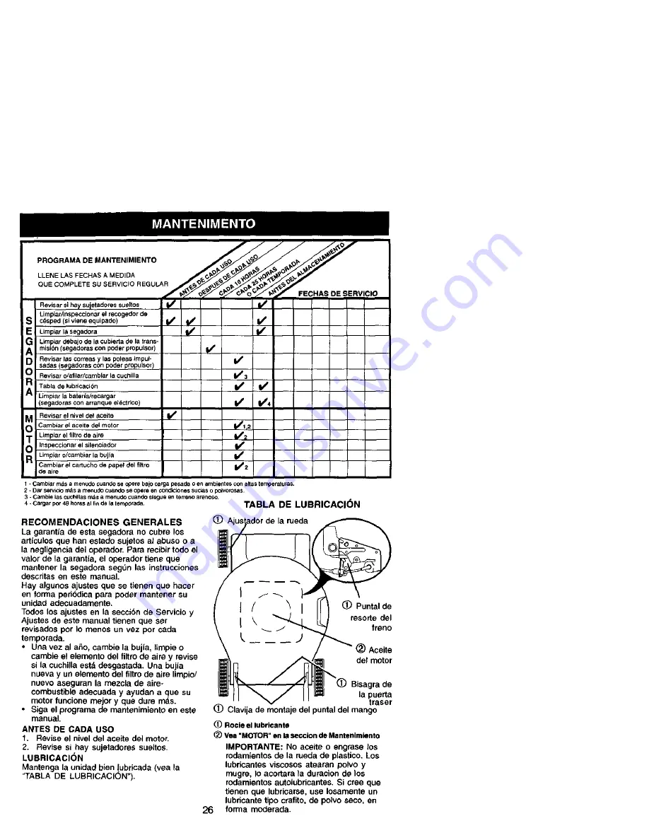 Craftsman 917.389581 Owner'S Manual Download Page 26