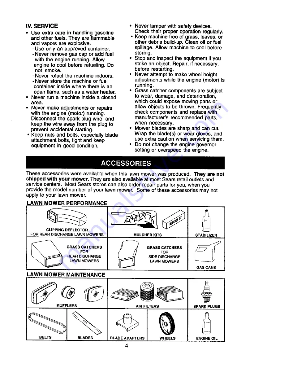 Craftsman 917.389612 Owner'S Manual Download Page 4