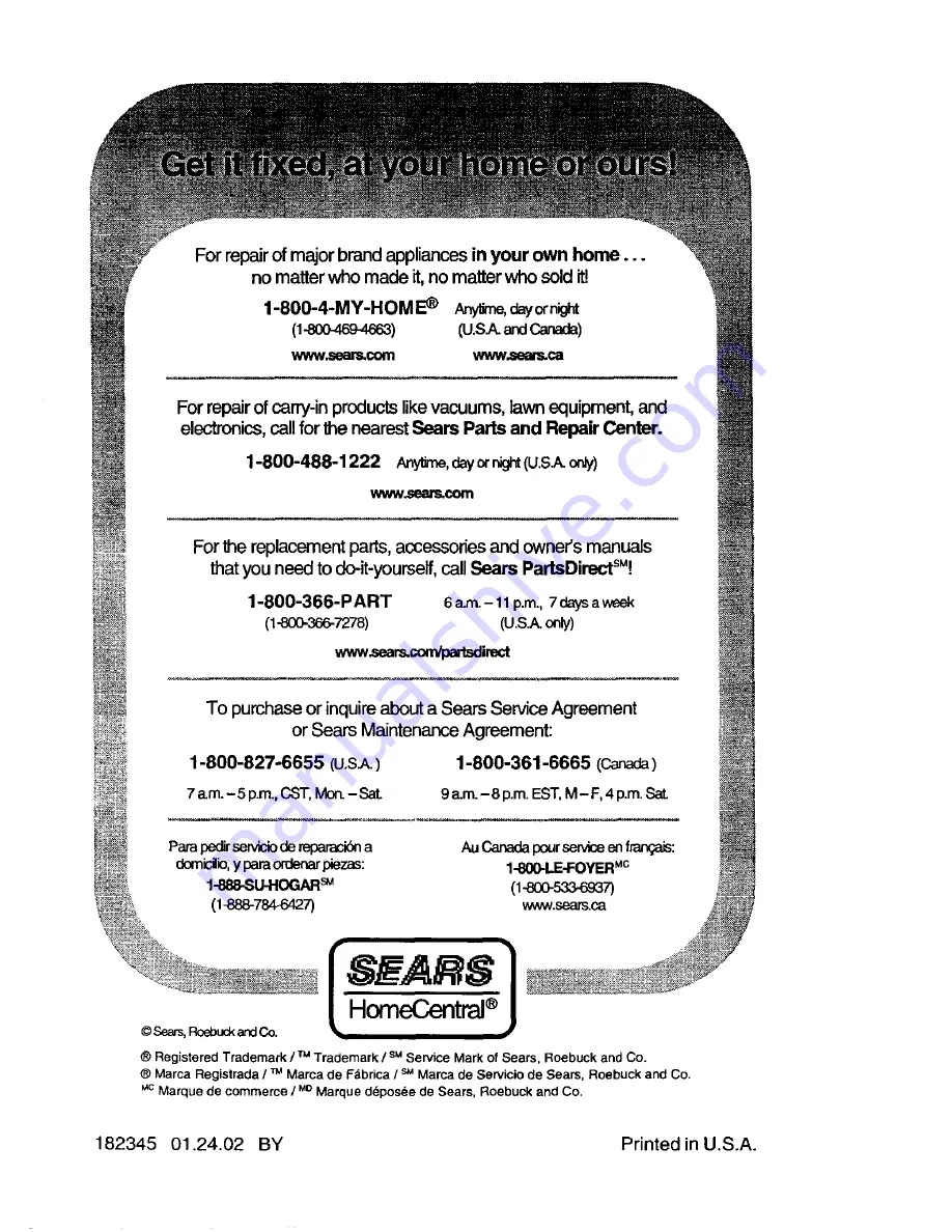 Craftsman 917.389612 Owner'S Manual Download Page 40