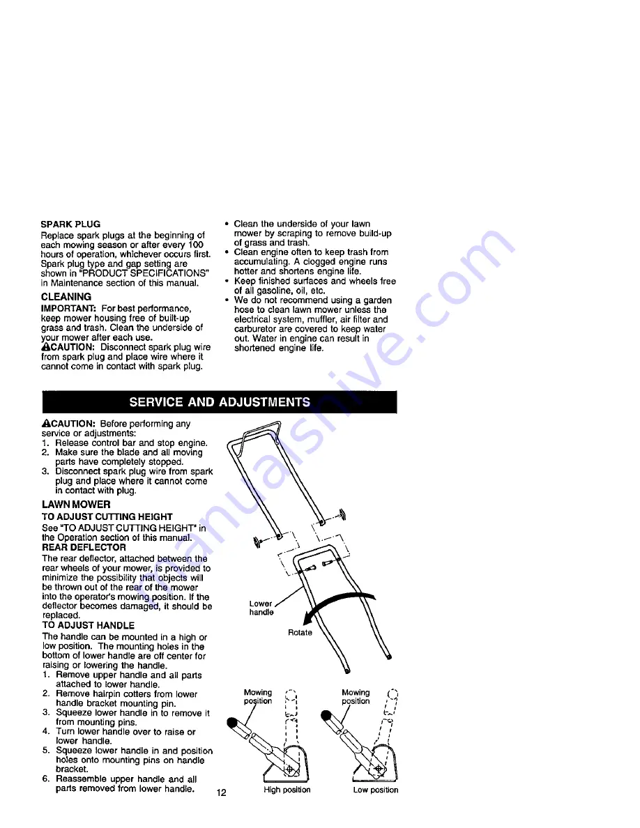 Craftsman 917.389990 Owner'S Manual Download Page 12