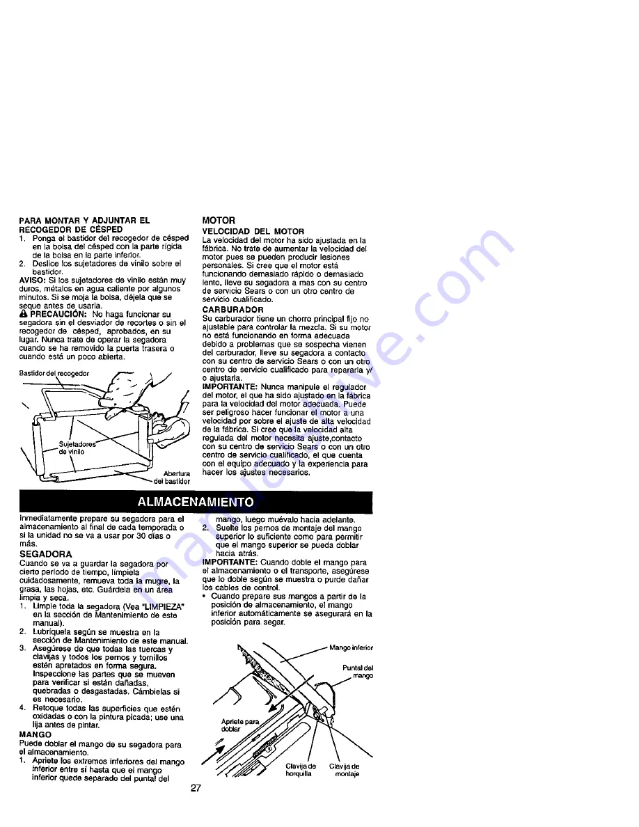 Craftsman 917.389990 Owner'S Manual Download Page 27