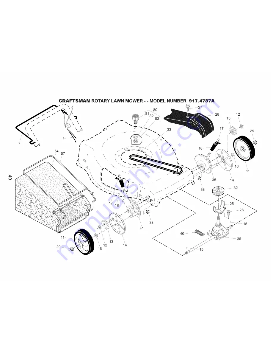 Craftsman 917.4787A Owner'S Manual Download Page 40