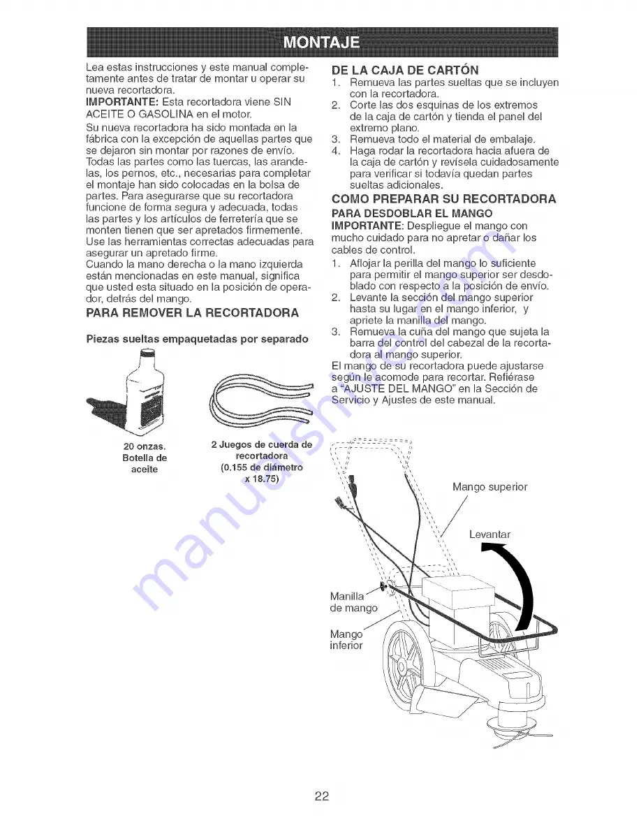 Craftsman 917.773750 Owner'S Manual Download Page 22