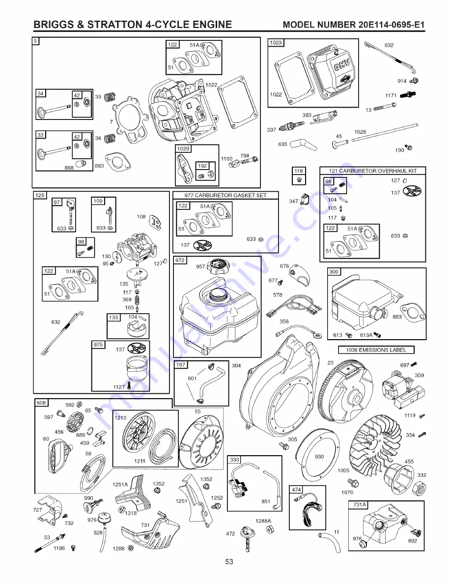 Craftsman 917.881050 Owner'S Manual Download Page 53