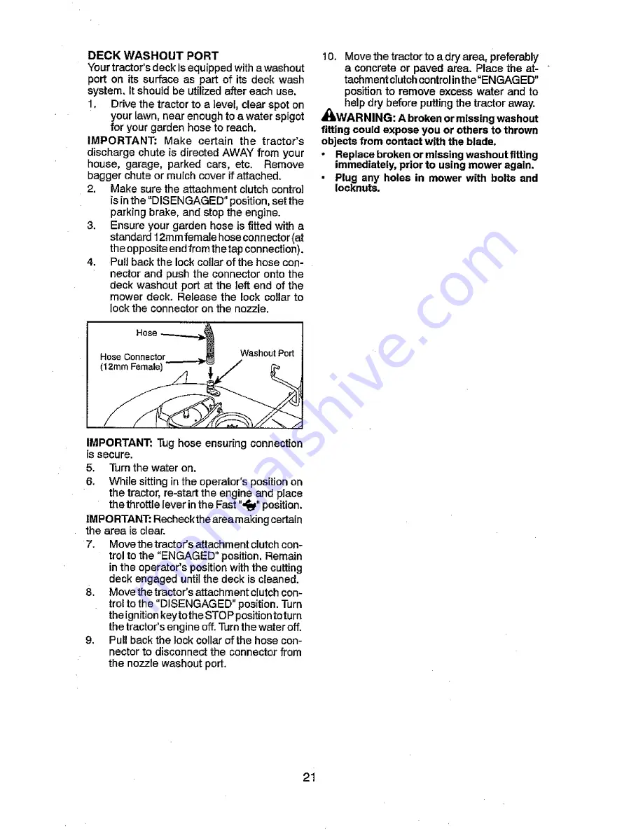 Craftsman 917.986360 Operator'S Manual Download Page 21