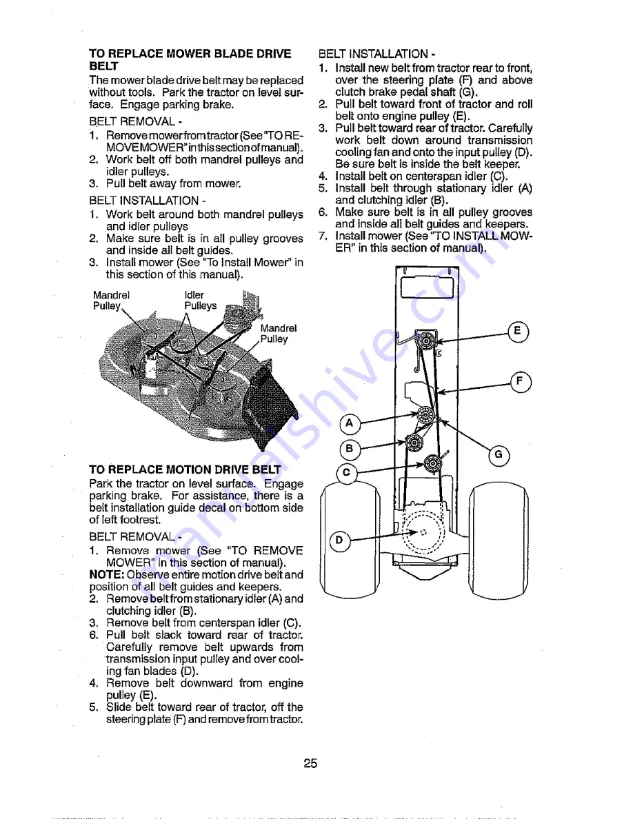 Craftsman 917.986360 Operator'S Manual Download Page 25