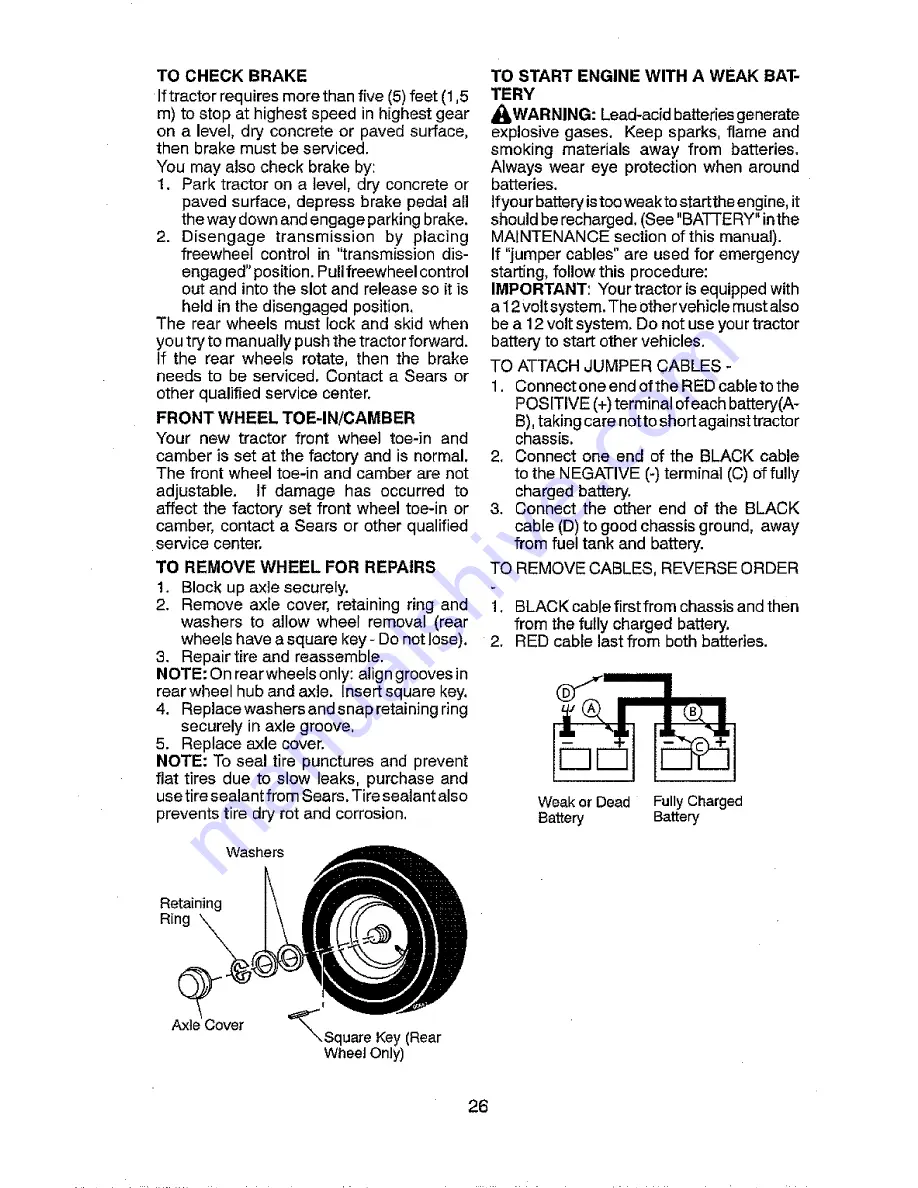 Craftsman 917.986360 Operator'S Manual Download Page 26