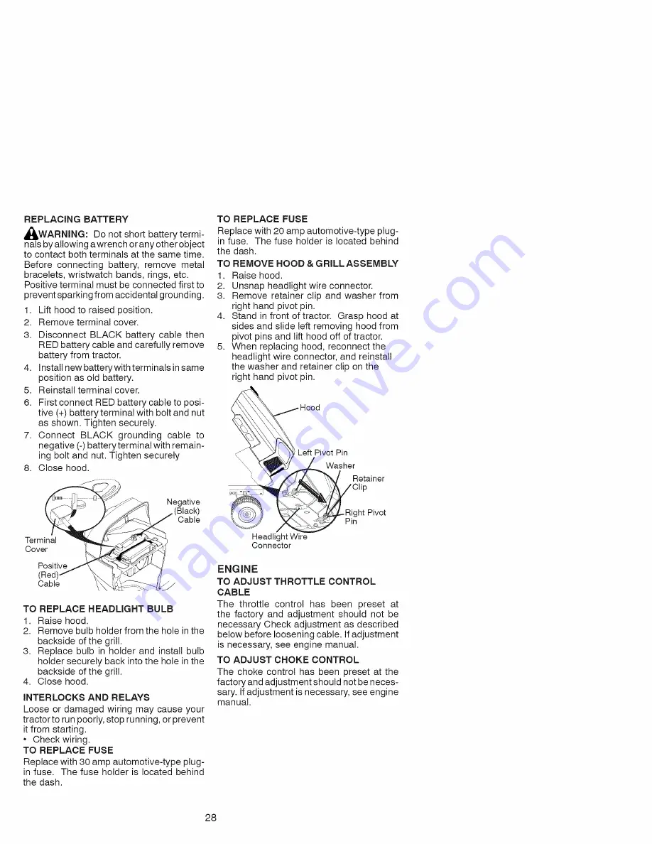 Craftsman 917.98641 Operator'S Manual Download Page 28