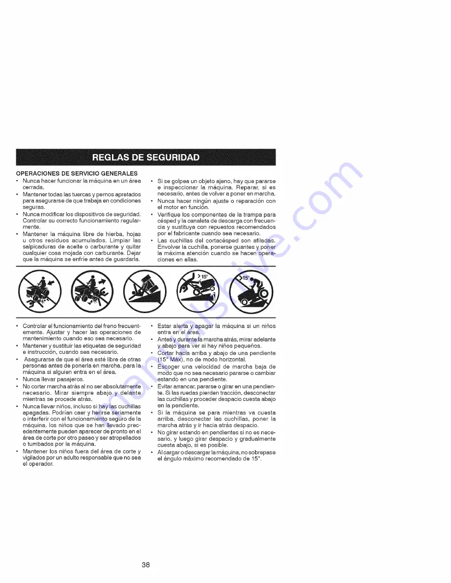 Craftsman 917.98641 Operator'S Manual Download Page 38