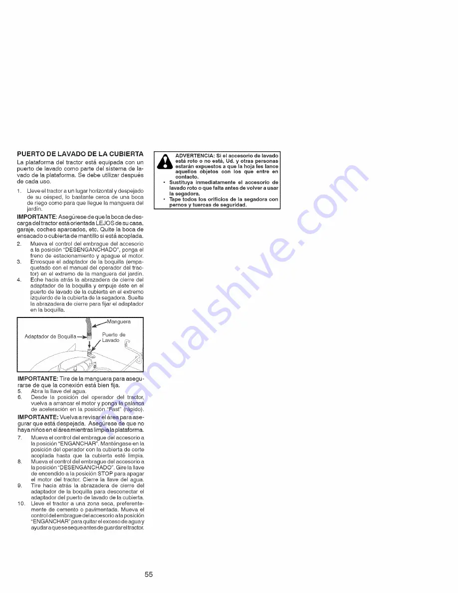 Craftsman 917.98641 Operator'S Manual Download Page 55