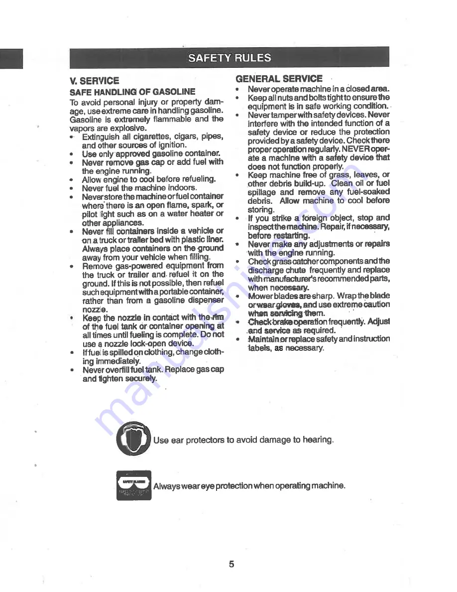 Craftsman 917.99039 Operator'S Manual Download Page 5