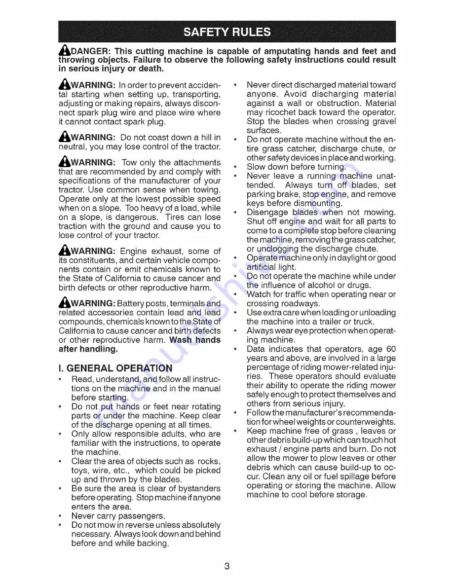 Craftsman 917.99295 Operator'S Manual Download Page 3