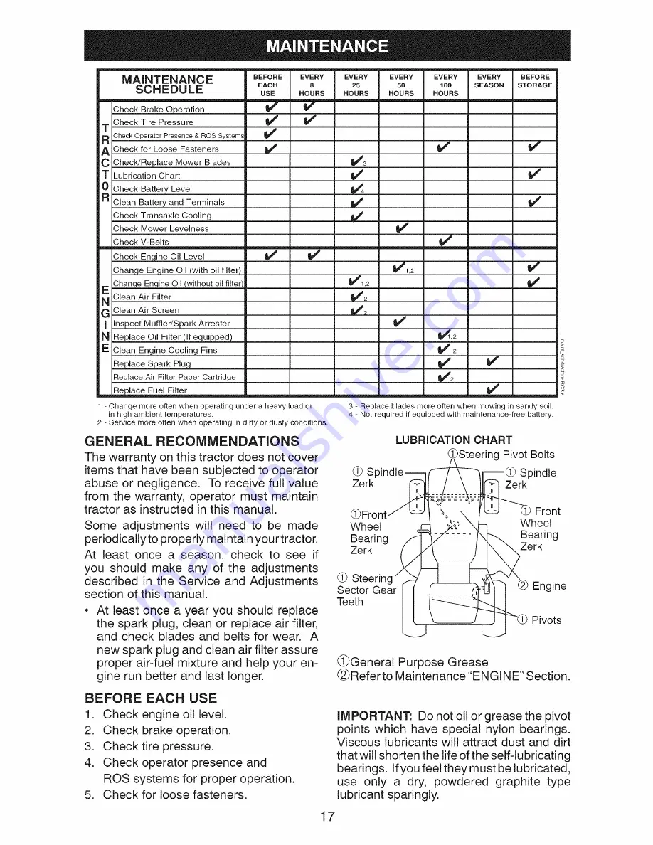 Craftsman 917.99295 Operator'S Manual Download Page 17