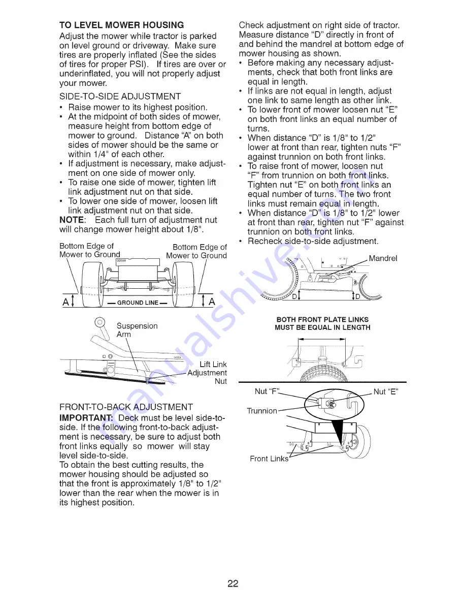 Craftsman 917.99295 Operator'S Manual Download Page 22