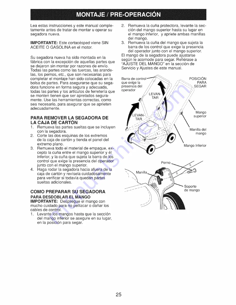 Craftsman 917.9994B Owner'S Manual Download Page 25