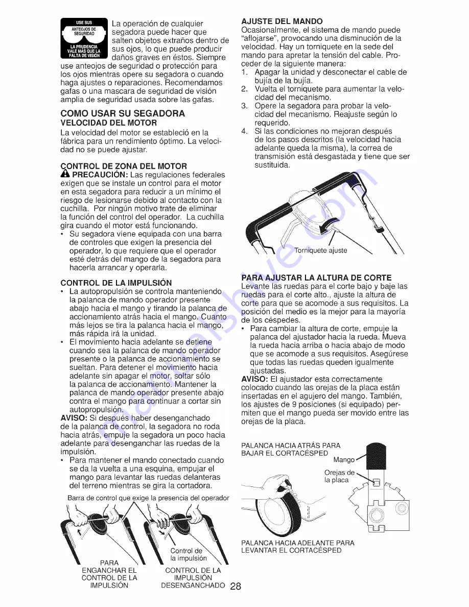 Craftsman 917.9994B Owner'S Manual Download Page 28