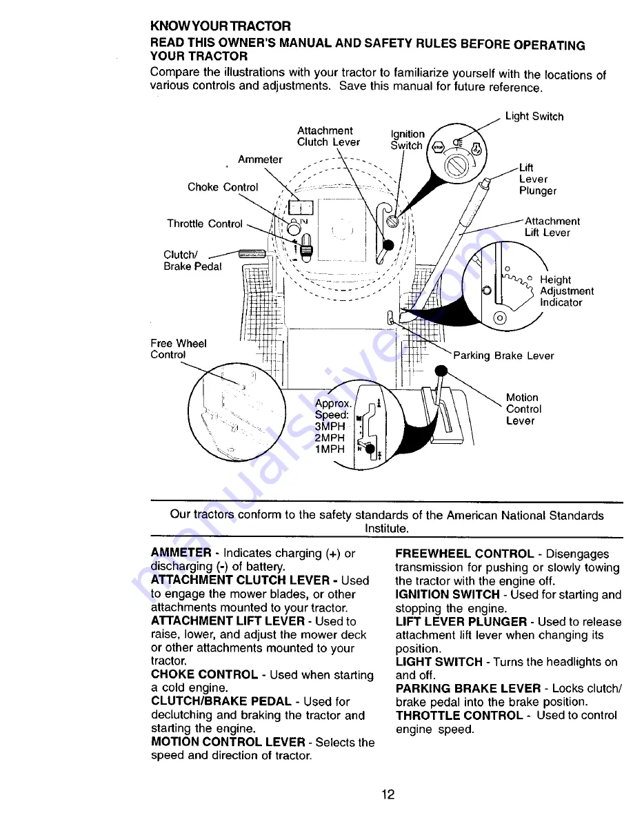 Craftsman 917 Owner'S Manual Download Page 12