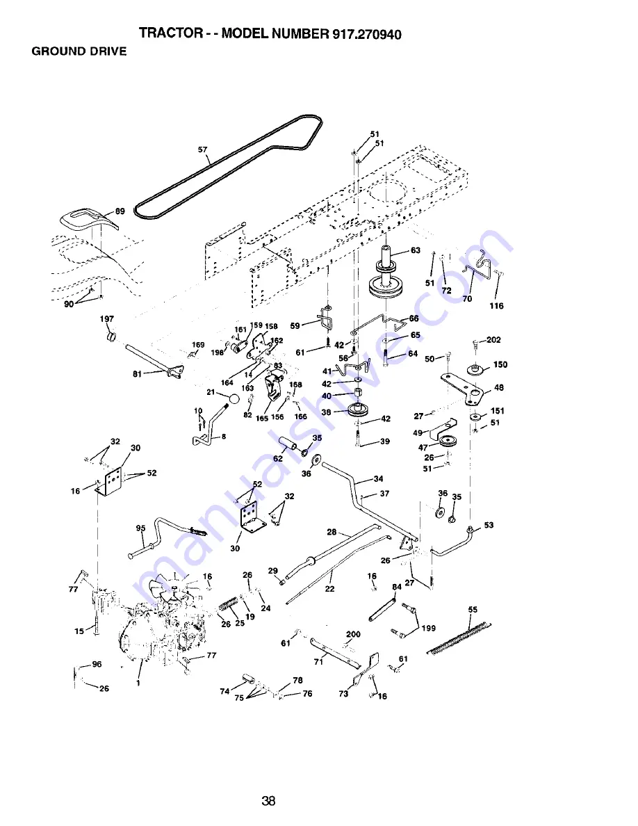 Craftsman 917 Owner'S Manual Download Page 38