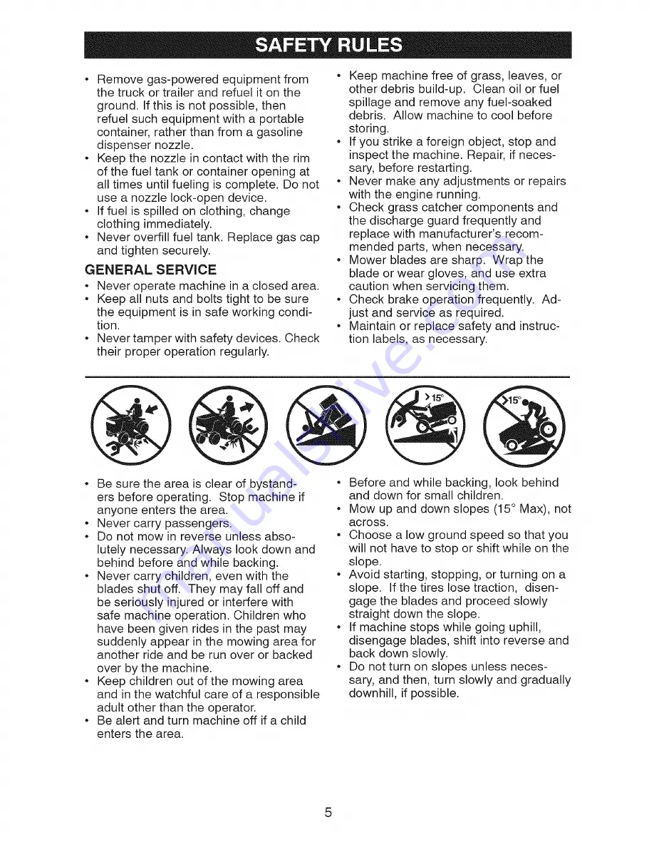 Craftsman 917287050 Operator'S Manual Download Page 5