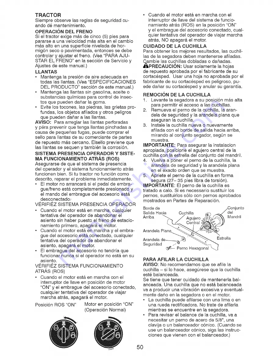 Craftsman 917287050 Operator'S Manual Download Page 50