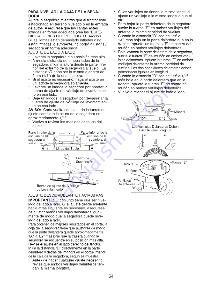 Craftsman 917287050 Operator'S Manual Download Page 54