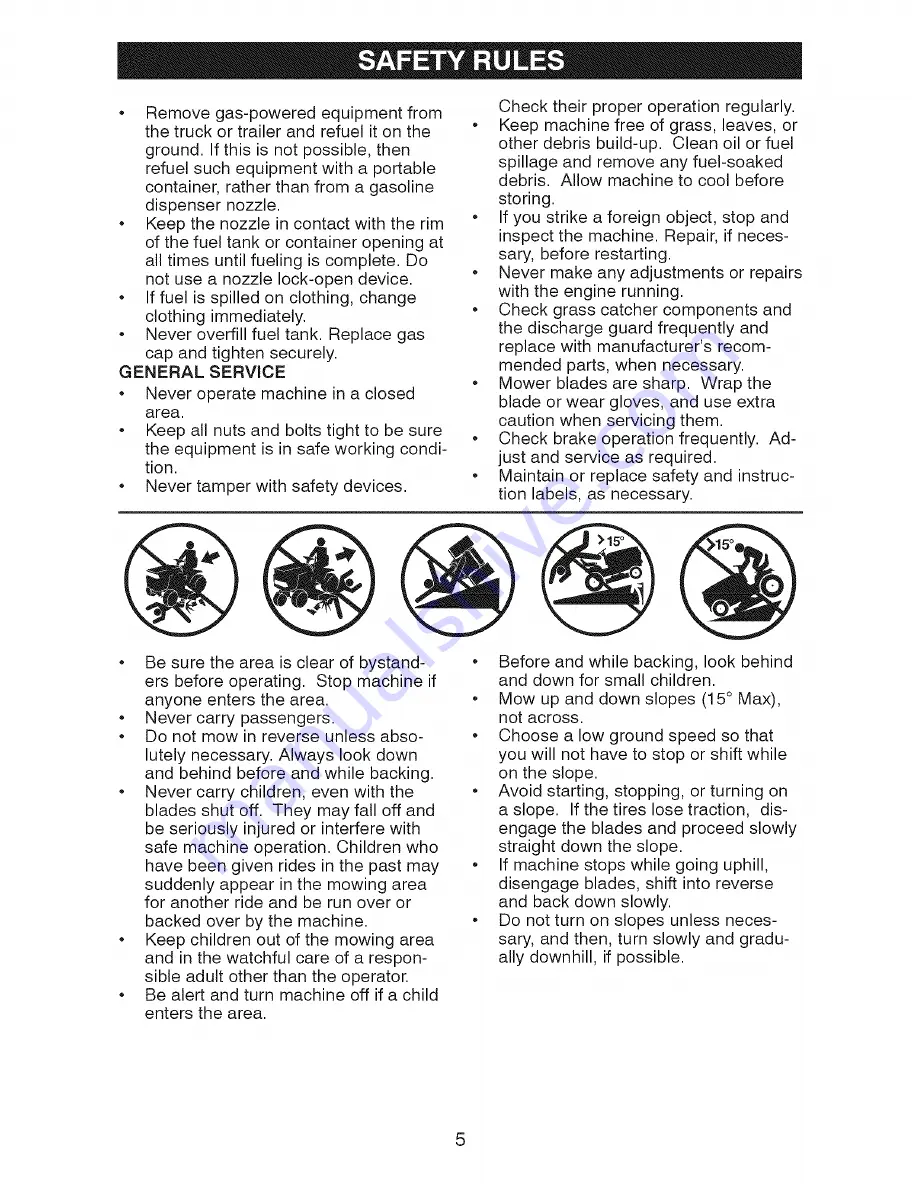 Craftsman 917287130 Operator'S Manual Download Page 5