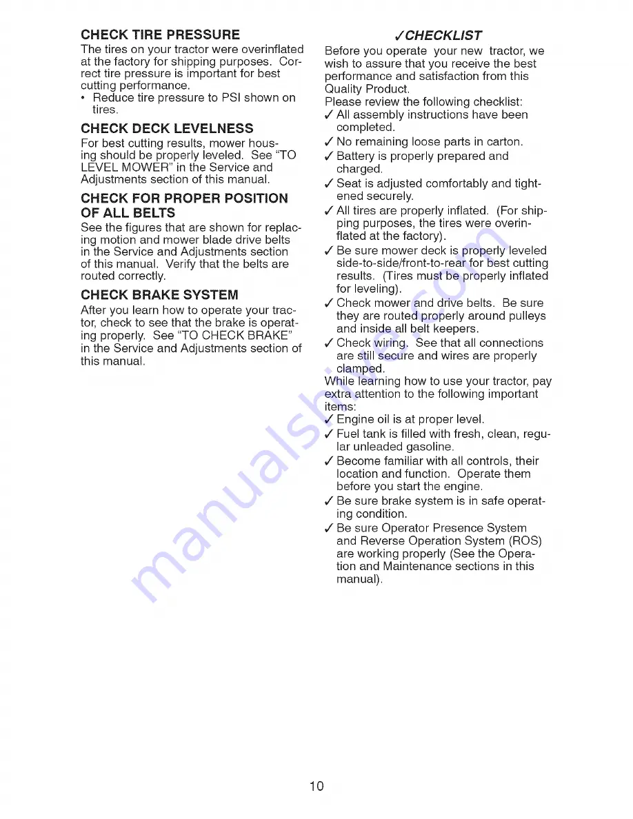 Craftsman 917287130 Operator'S Manual Download Page 10