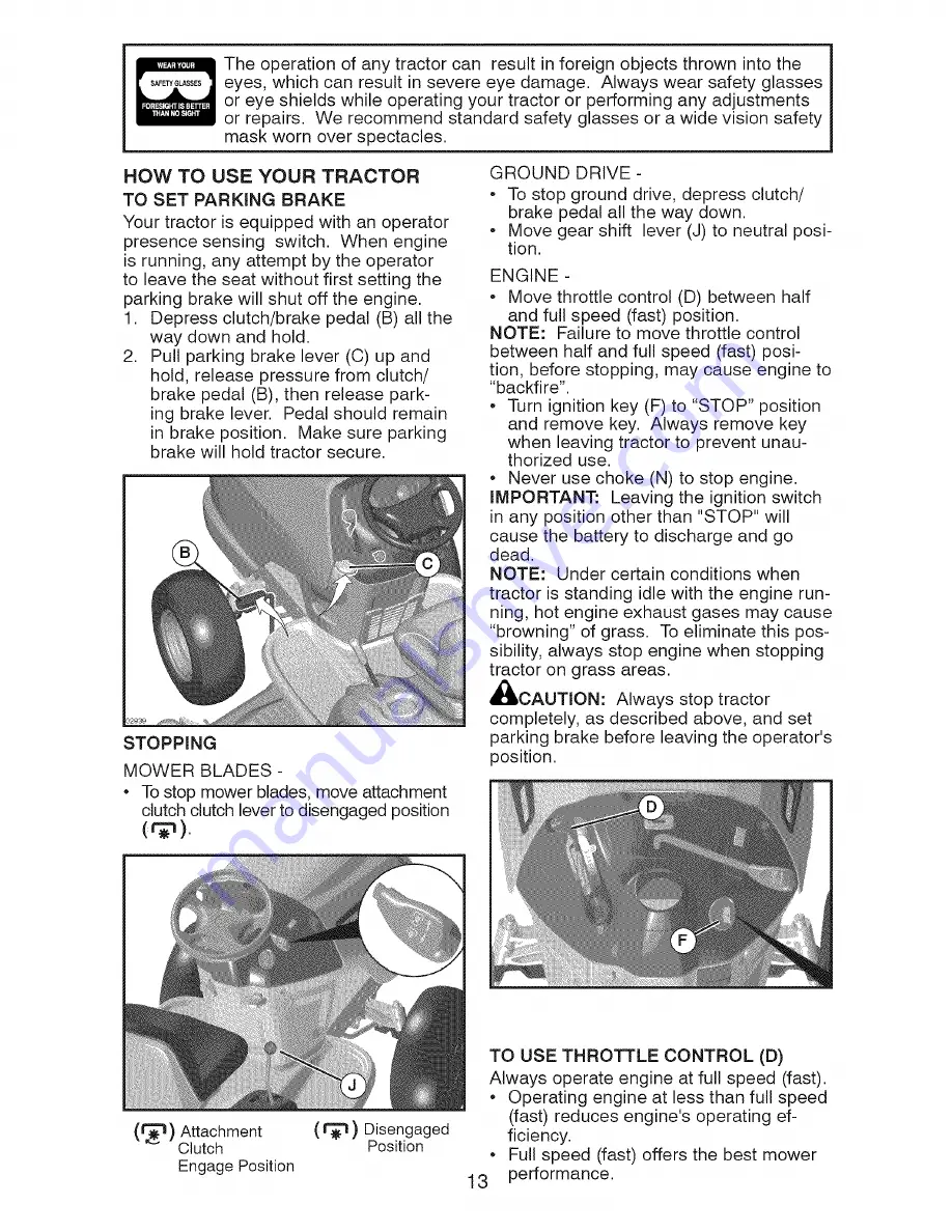 Craftsman 917287130 Operator'S Manual Download Page 13