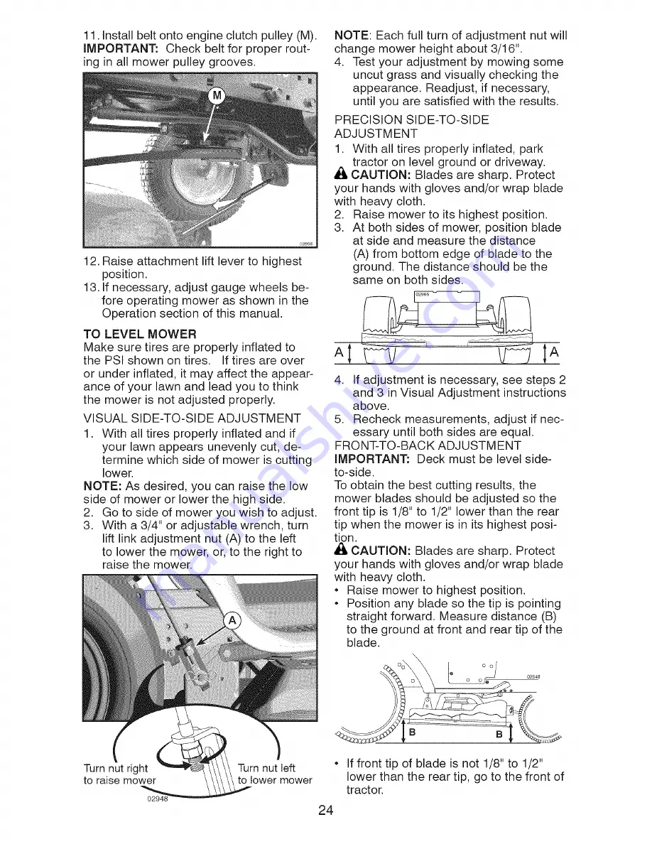 Craftsman 917287130 Operator'S Manual Download Page 24