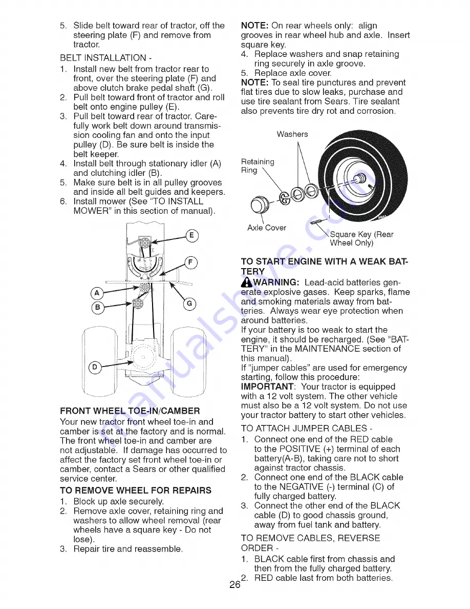 Craftsman 917287130 Operator'S Manual Download Page 26