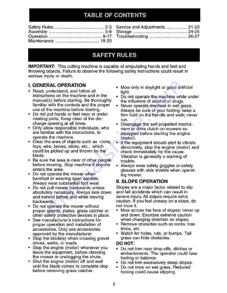 Craftsman 917376751 Operator'S Manual Download Page 2