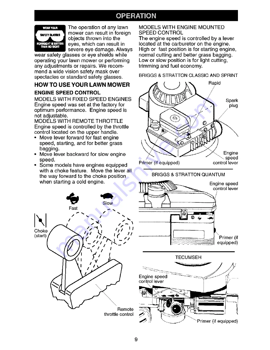 Craftsman 917376751 Operator'S Manual Download Page 9