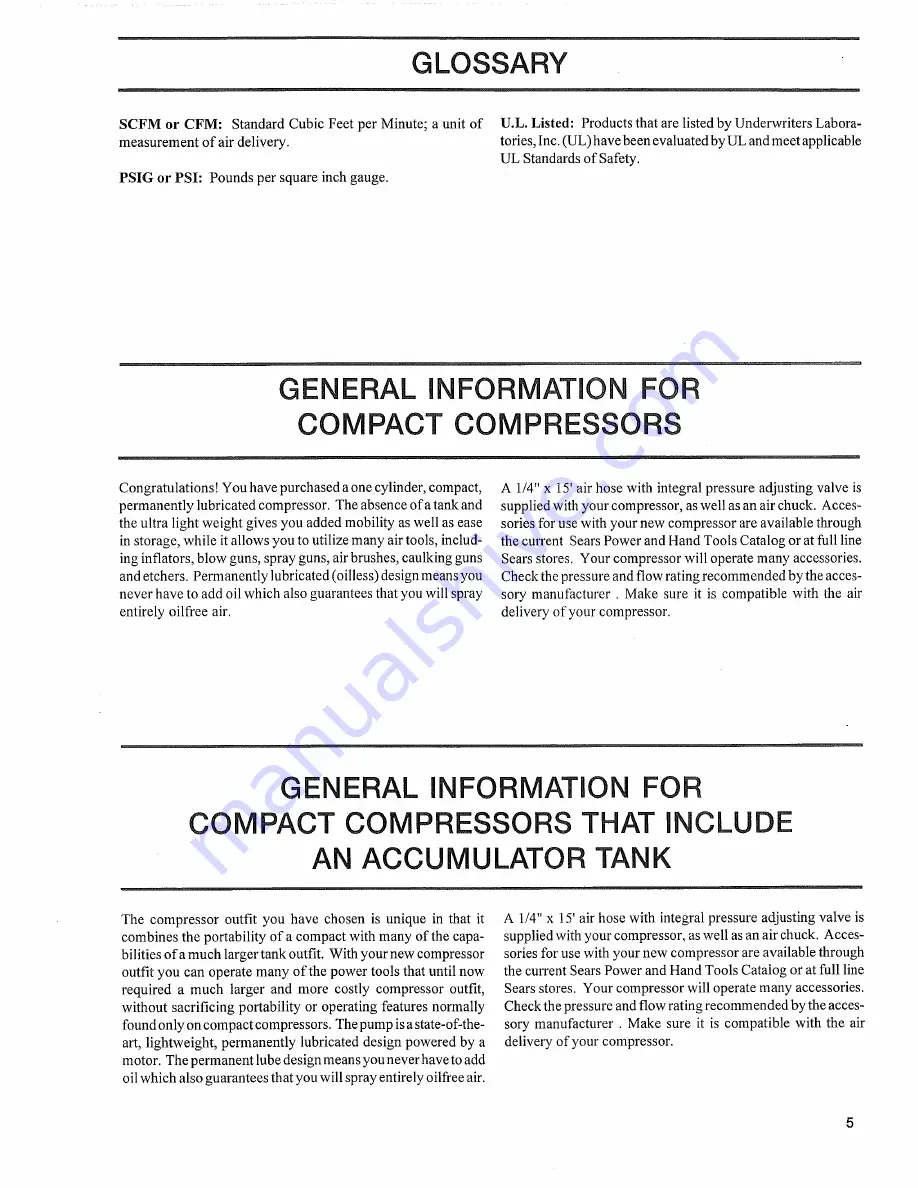 Craftsman 919.150340 Owner'S Manual Download Page 5