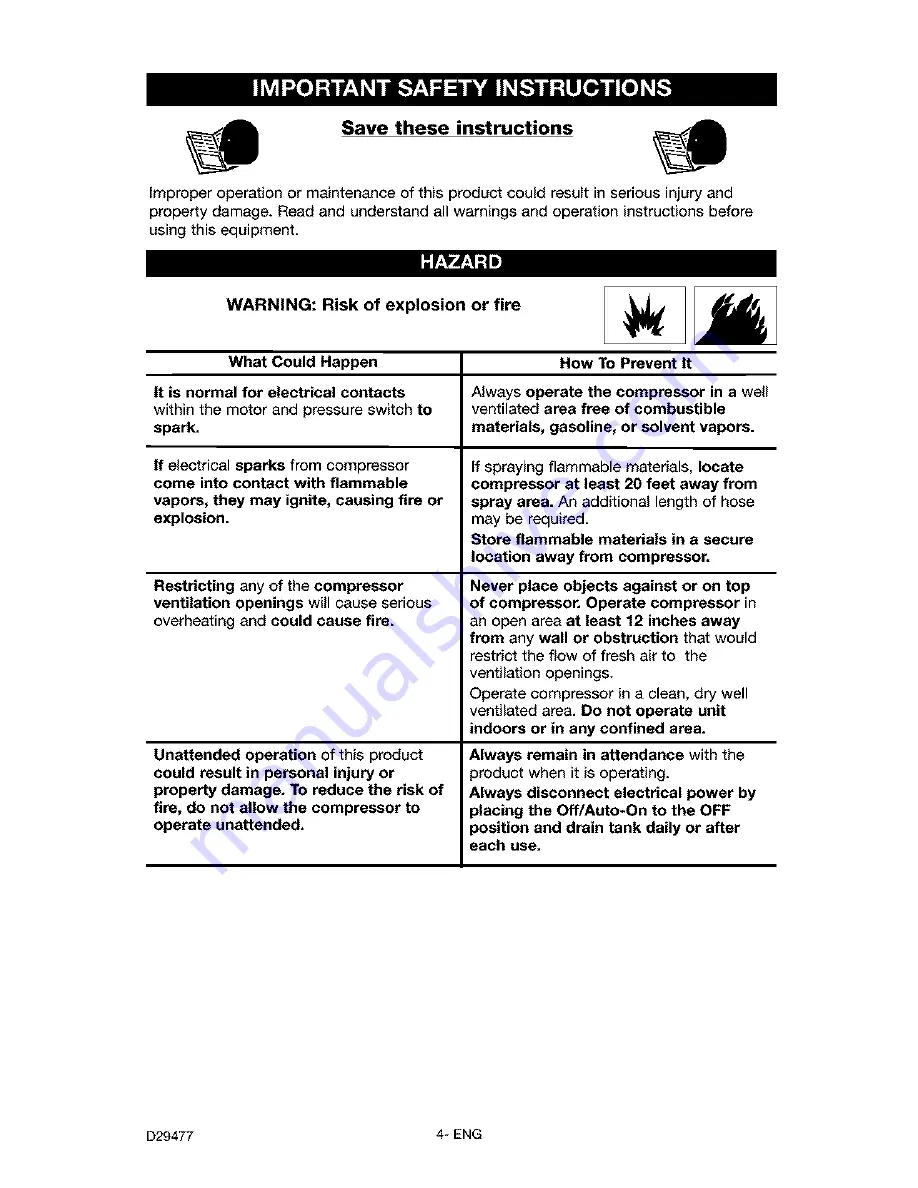 Craftsman 919.152390 Owner'S Manual Download Page 4