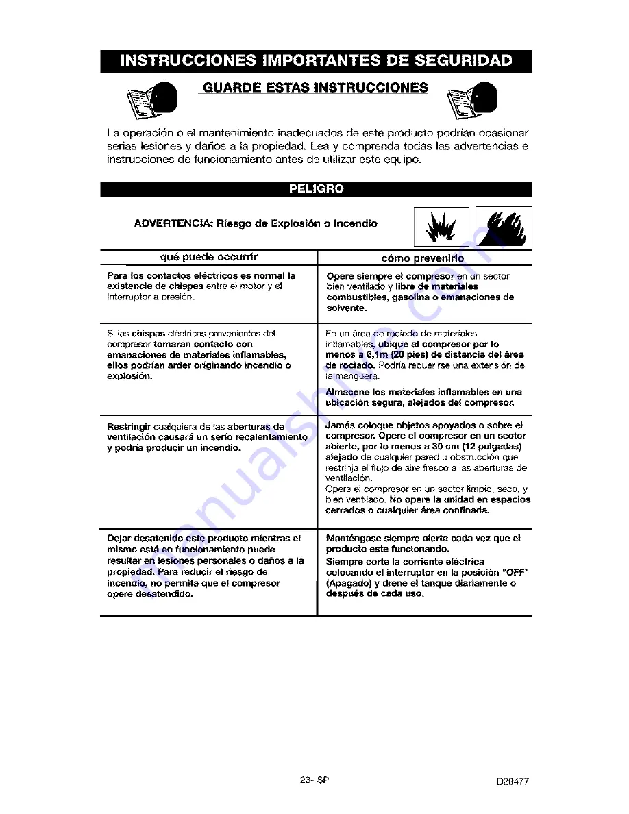 Craftsman 919.152390 Owner'S Manual Download Page 23