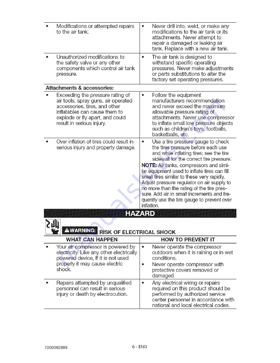 Craftsman 919.153160 Owner'S Manual Download Page 6