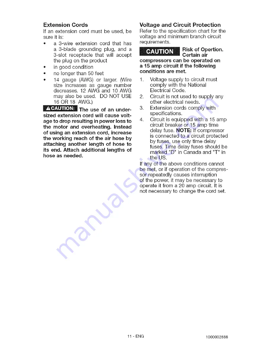 Craftsman 919.153160 Owner'S Manual Download Page 11