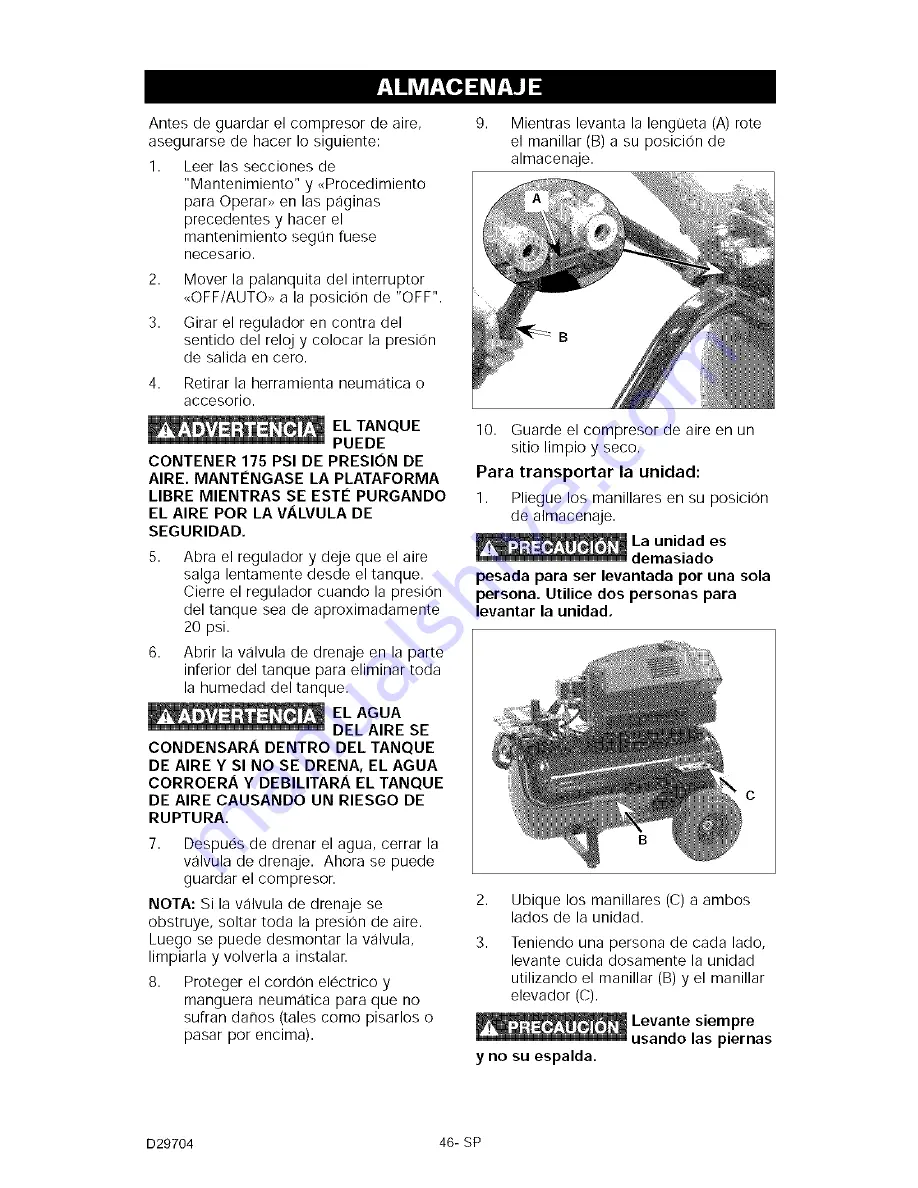 Craftsman 919.166701 Скачать руководство пользователя страница 46