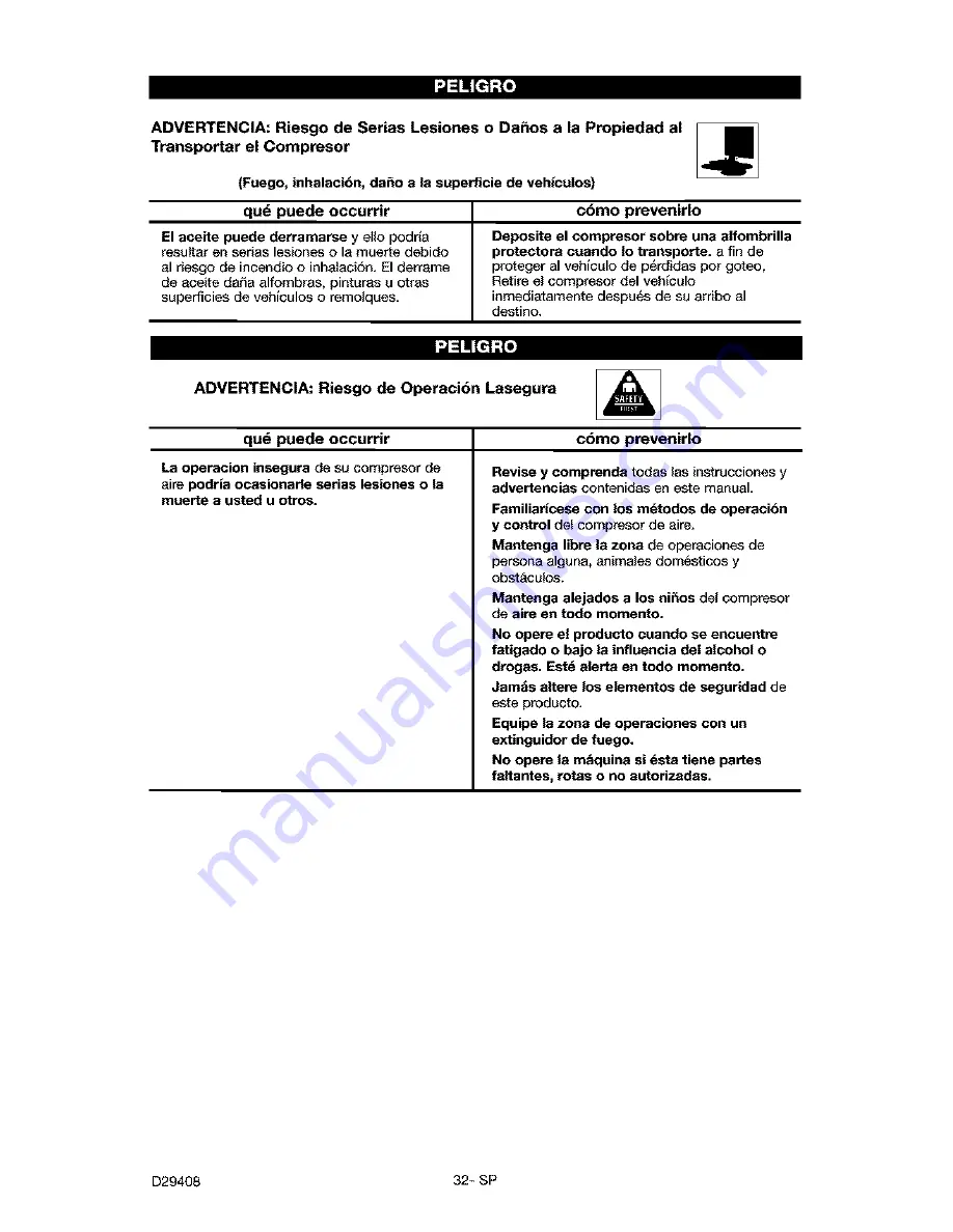 Craftsman 919.167241 Owner'S Manual Download Page 32