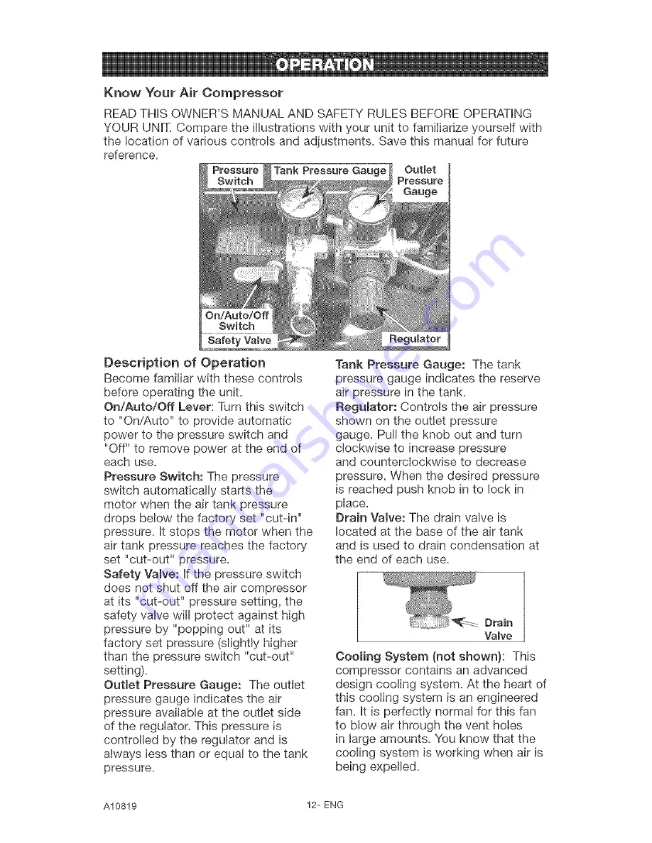 Craftsman 919.167320 Owner'S Manual Download Page 12