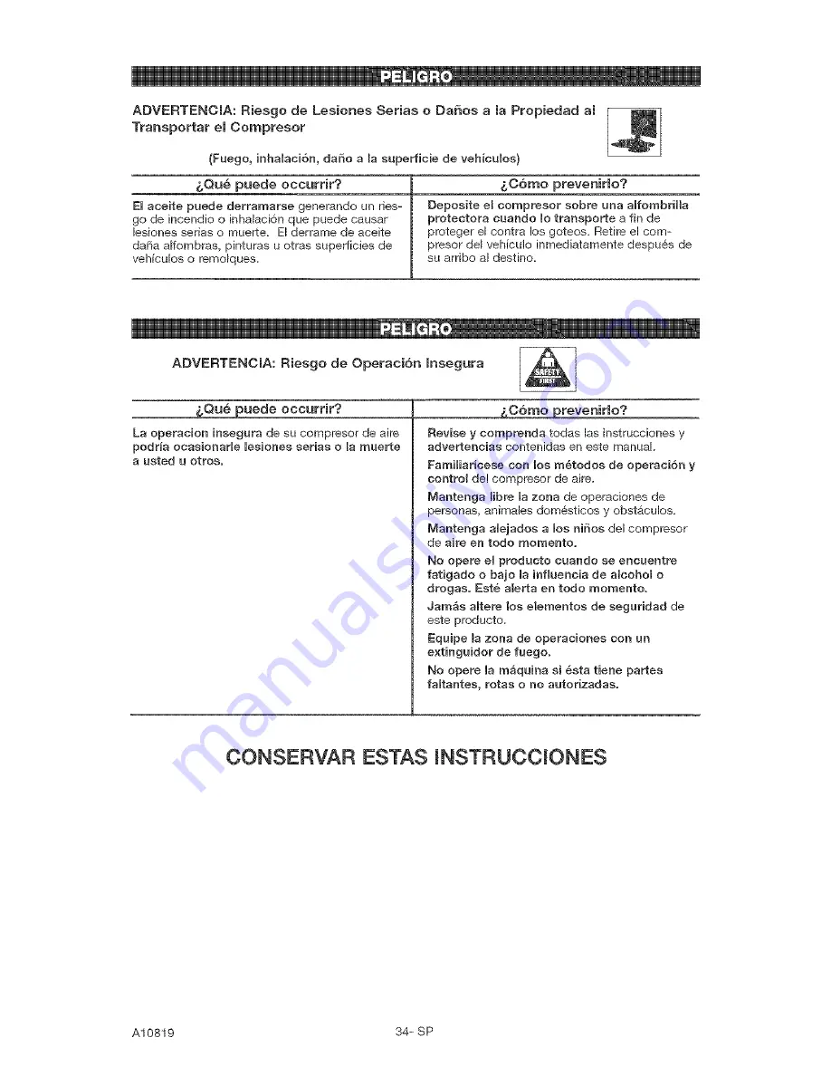 Craftsman 919.167320 Owner'S Manual Download Page 34