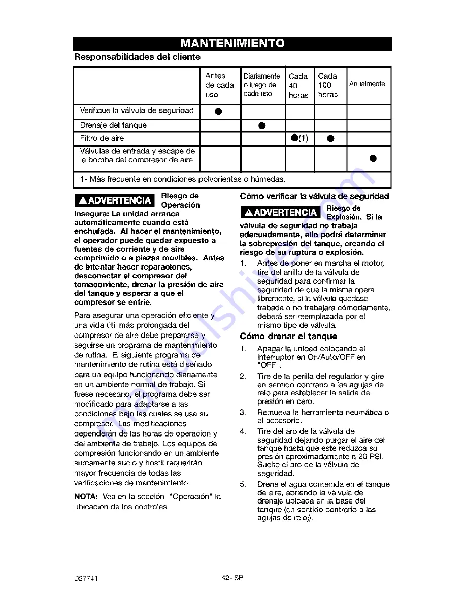 Craftsman 919.167341 Скачать руководство пользователя страница 42