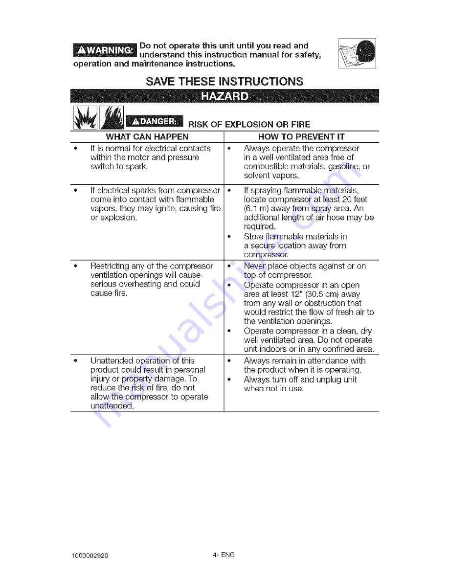 Craftsman 919.167600 Owner'S Manual Download Page 4