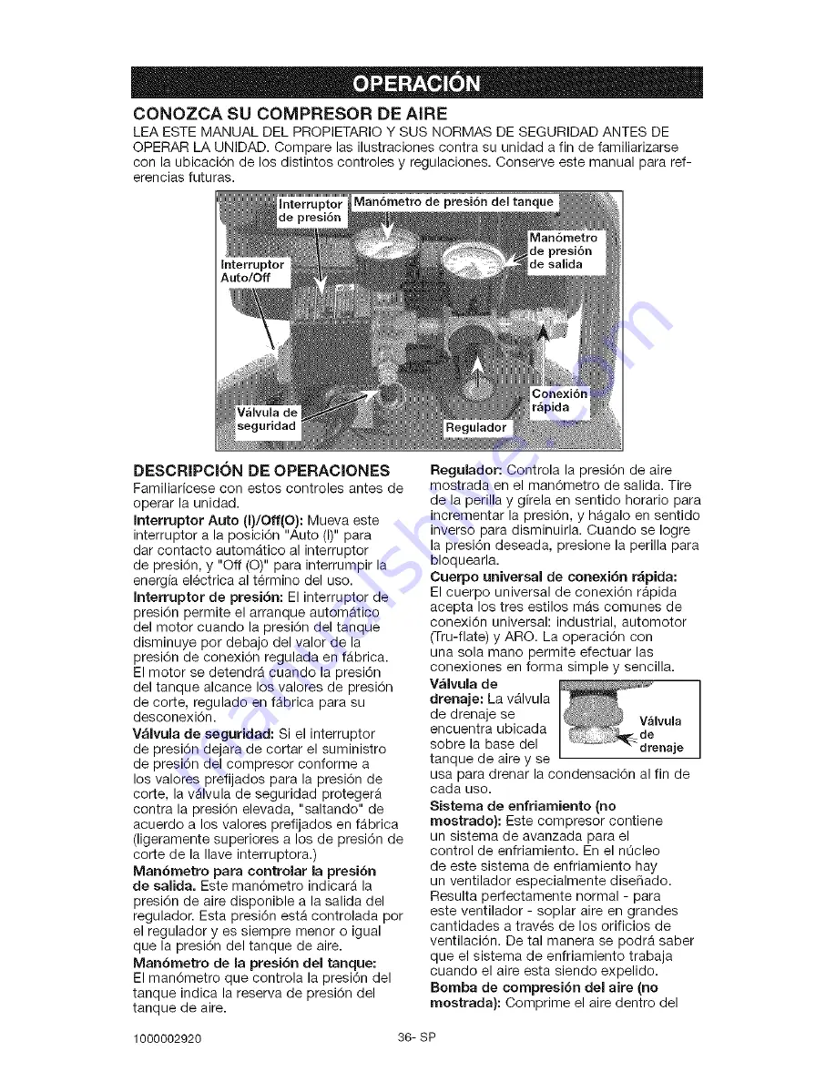 Craftsman 919.167600 Owner'S Manual Download Page 36