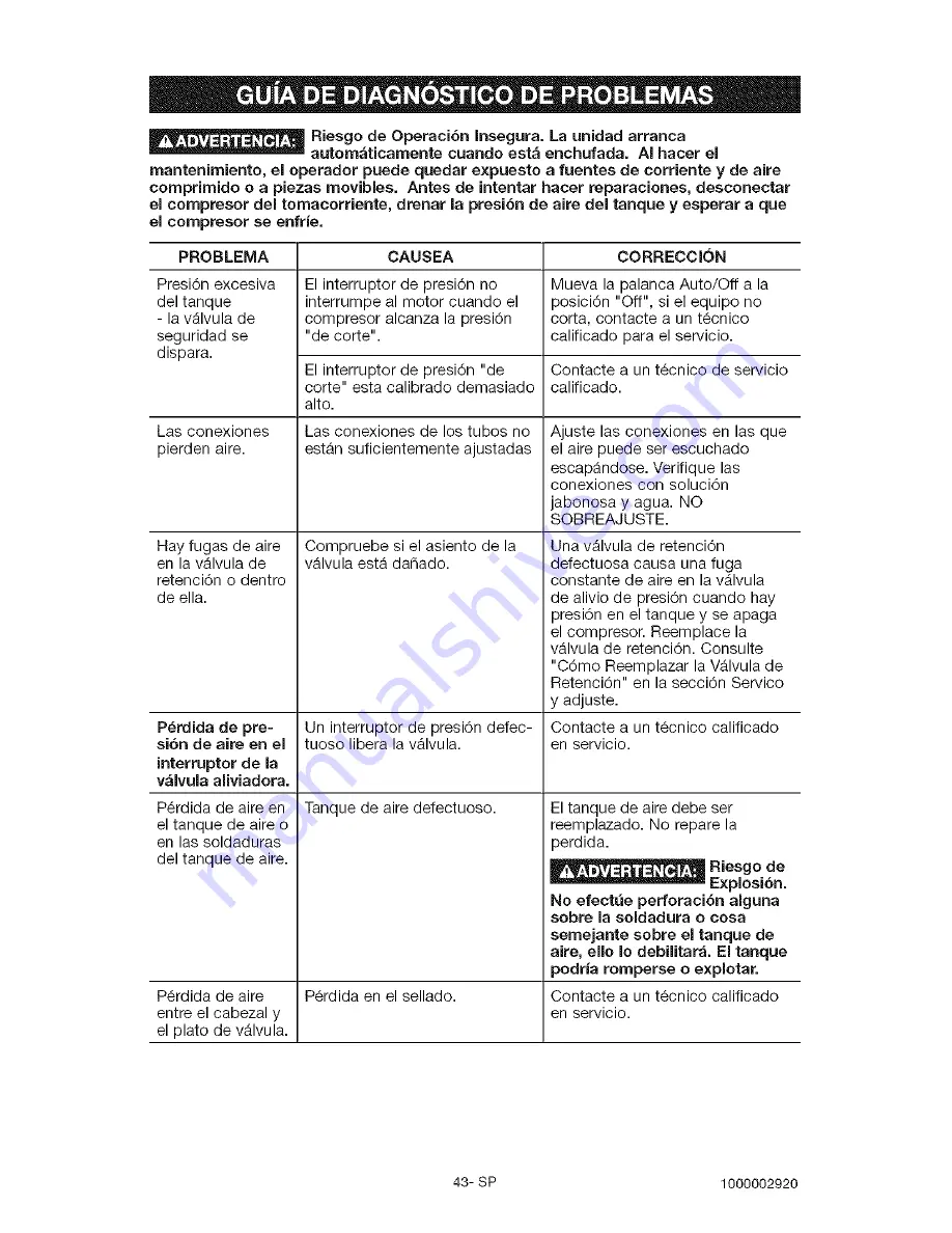 Craftsman 919.167600 Owner'S Manual Download Page 43