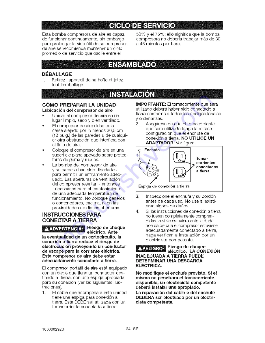 Craftsman 919.167620 Owner'S Manual Download Page 34