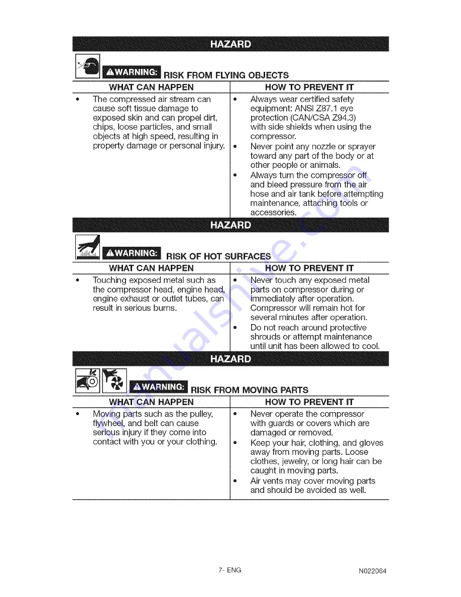 Craftsman 919.167700 Owner'S Manual Download Page 7