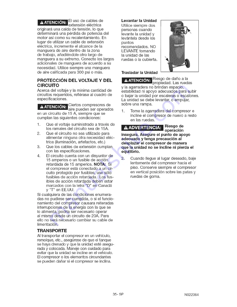 Craftsman 919.167700 Owner'S Manual Download Page 31