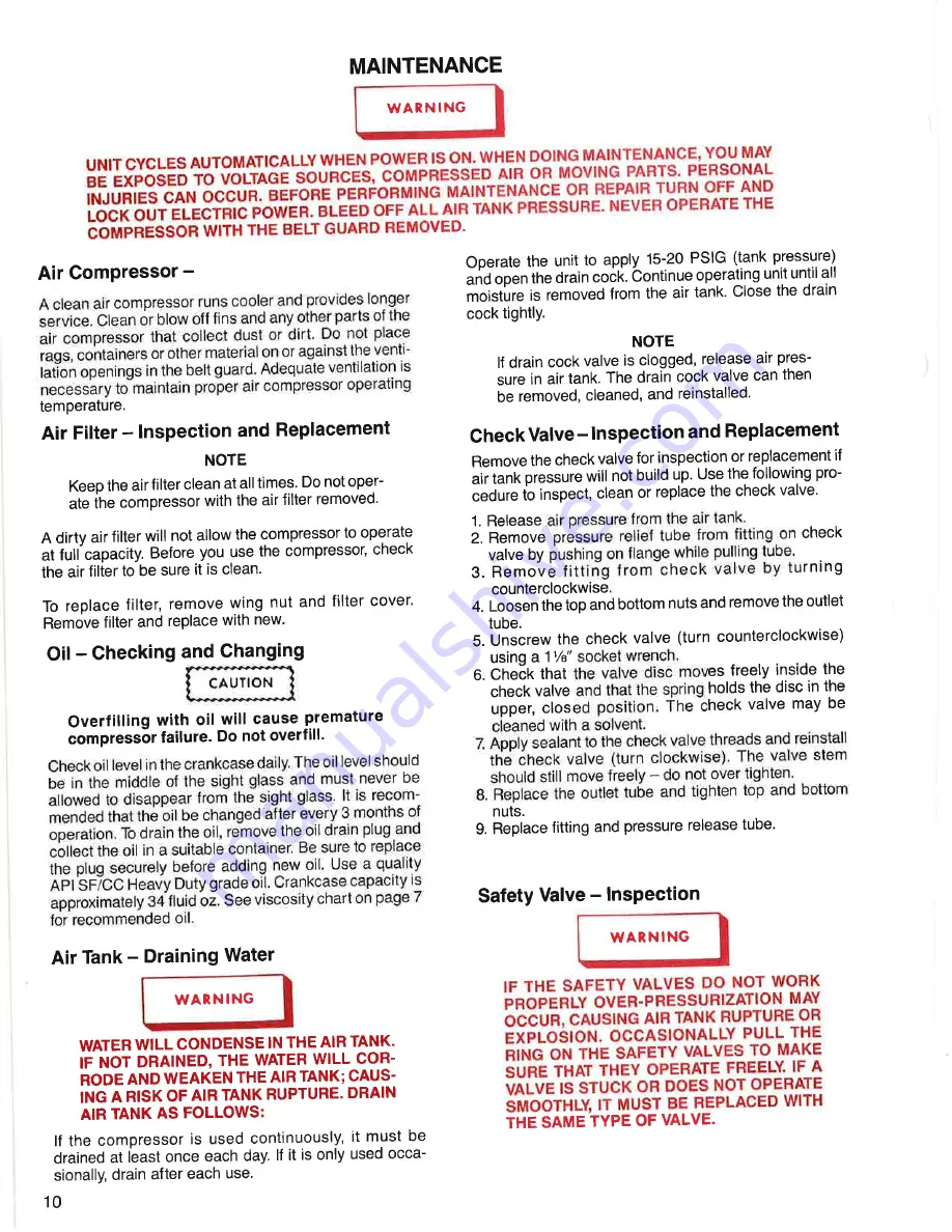 Craftsman 919.177150 Owner'S Manual Download Page 10