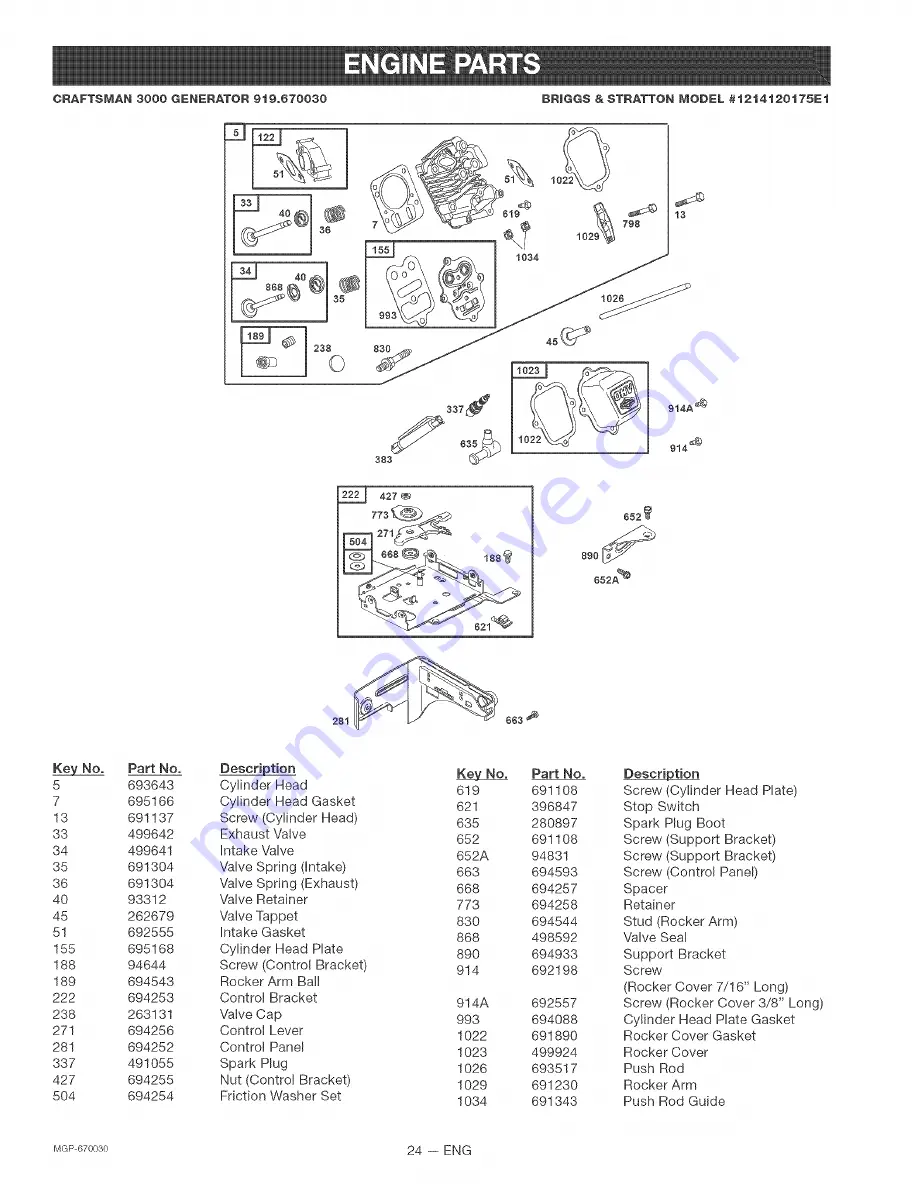 Craftsman 919.670030 Скачать руководство пользователя страница 24